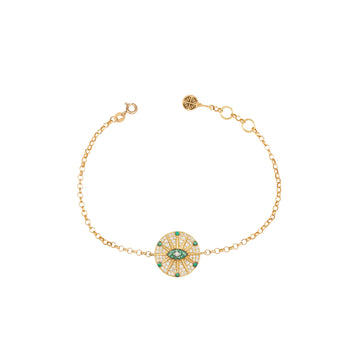 Emeralds And Diamonds O'hara Bracelet
